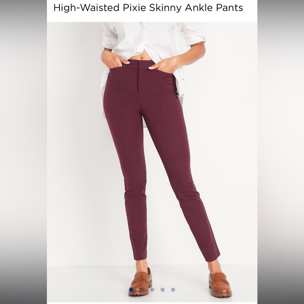 NWT Old Navy High-Waisted Pixie Skinny Ankle Pants